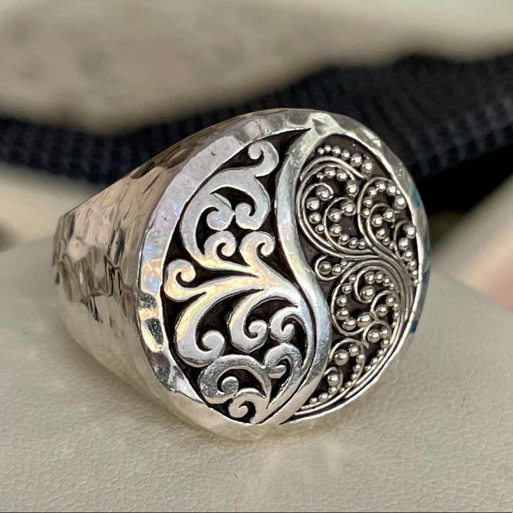 Reserved - Lois Hill Sterling Silver Scroll Ring